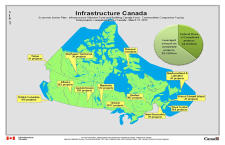 Infrastructure Canada Map