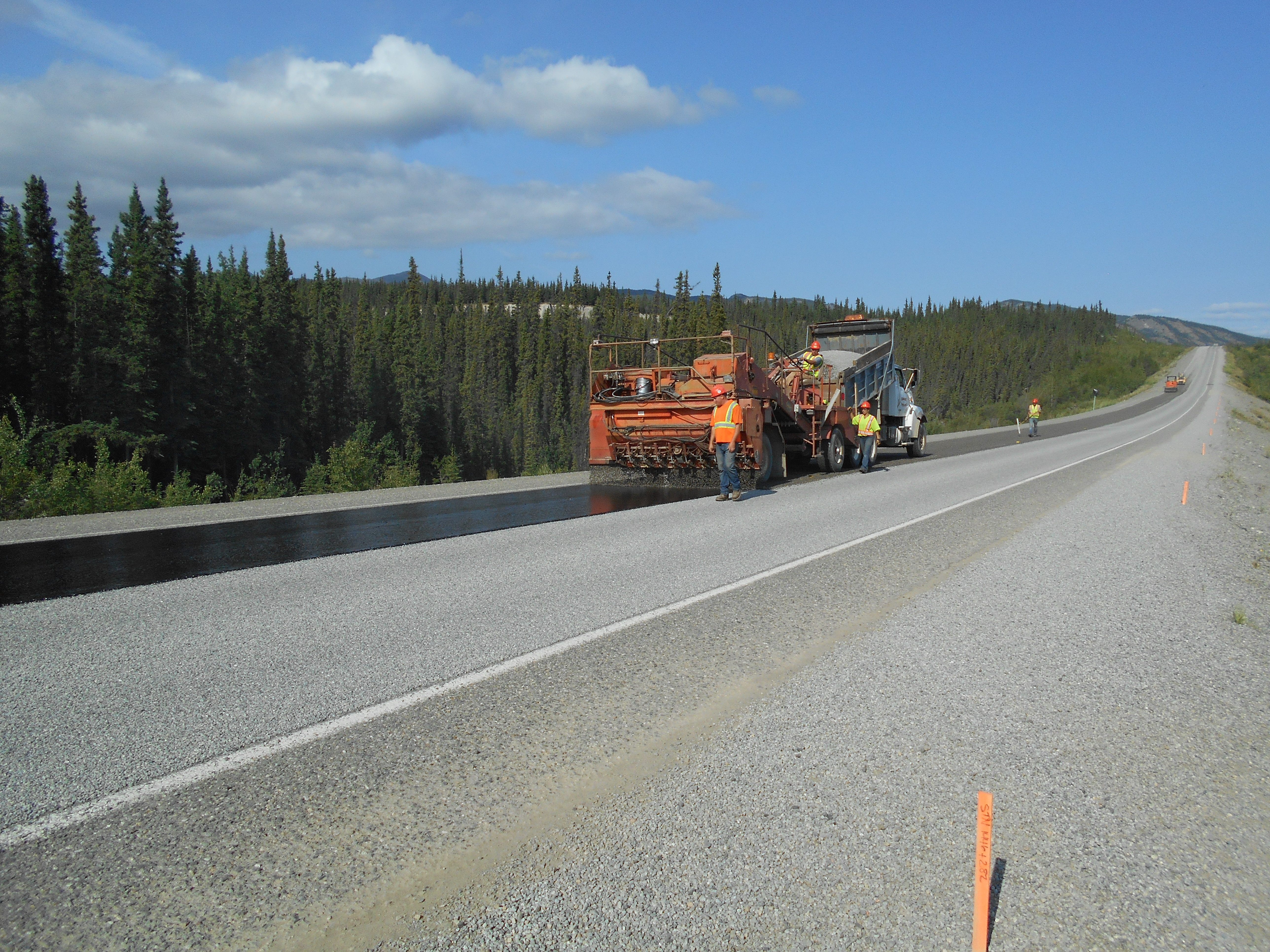 Paving of Alaska Highway