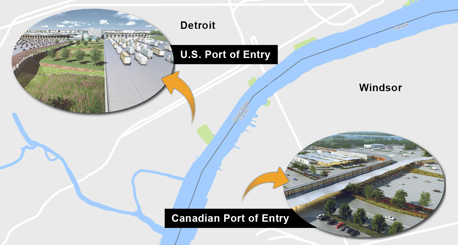 Gordie How International Bridge ports of entry